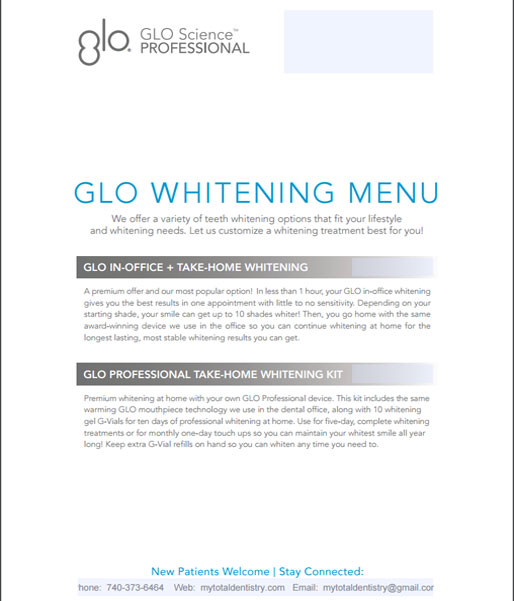 GLO Menu